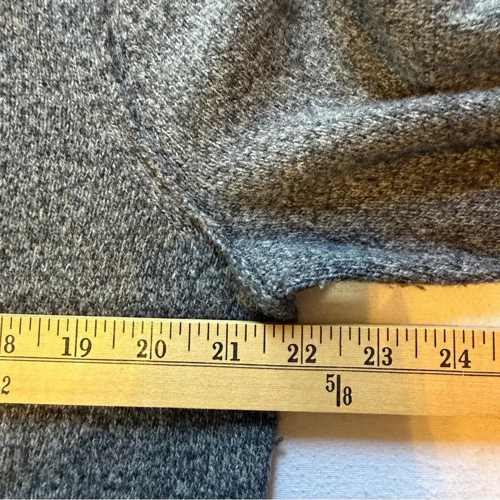 Banana‎ Republic Charcoal Crewneck Sweater Filpucci Merino Extra Fine Wool Large